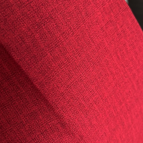 Vintage Red Pleated Slacks - Picture 3 of 8